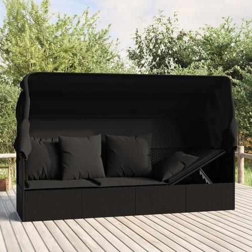 Outdoor loungebett mit dach - outdoor,